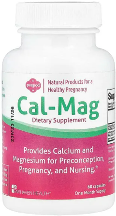 Кальций и магний перед и после родов Fairhaven Health Cal-Mag 60 капс Киев