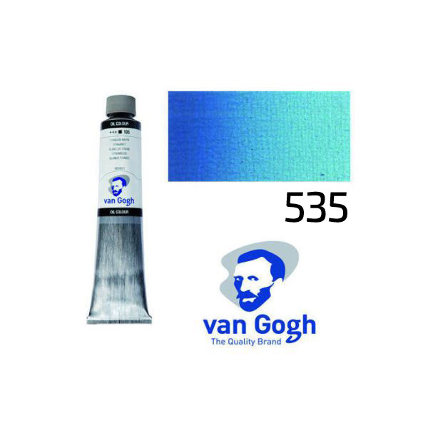 Краска масляная VAN GOGH (535) Церулеум голубой ФЦ 200 мл Royal Talens Киев - изображение 1