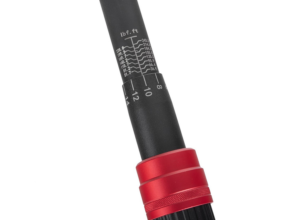 Ключ динамометриичний "Tvardy" 1/2" 50-330 Nm дов.565мм з хромомолібденової сталі Cr-Mo SCM440 твердістю 49HRC Киев - изображение 6