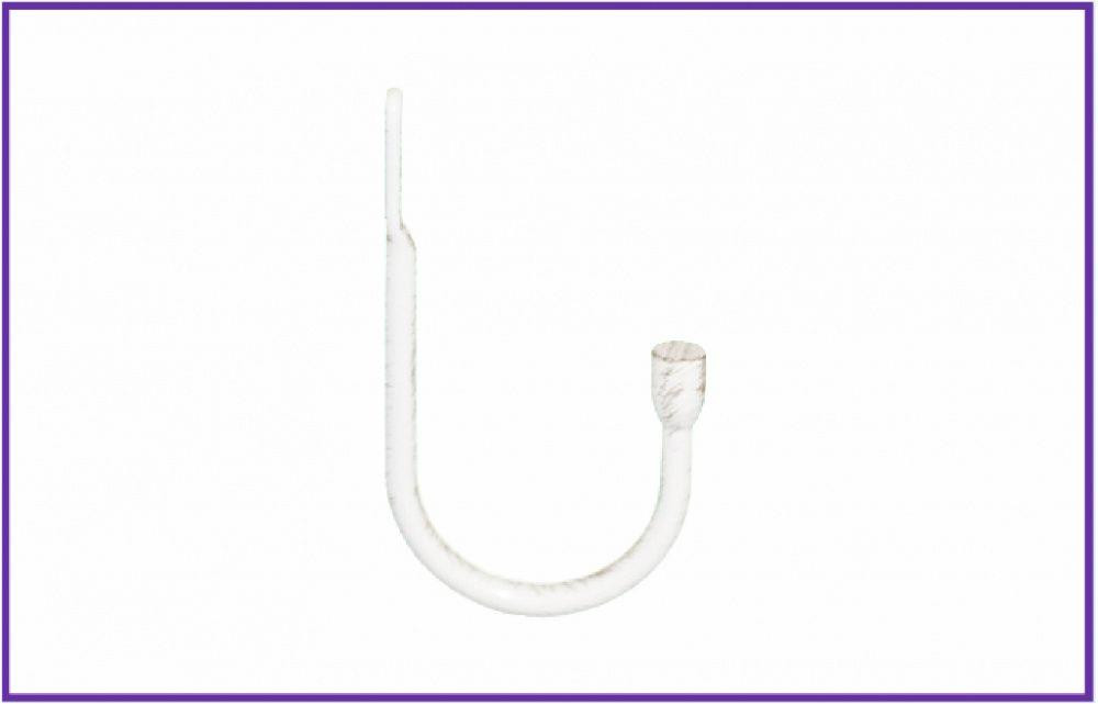 Підхват для штор Orvit Гак (для закінчення 16 мм) 170 Х 90 мм Біле Золото (00-00000703) Львов - изображение 1