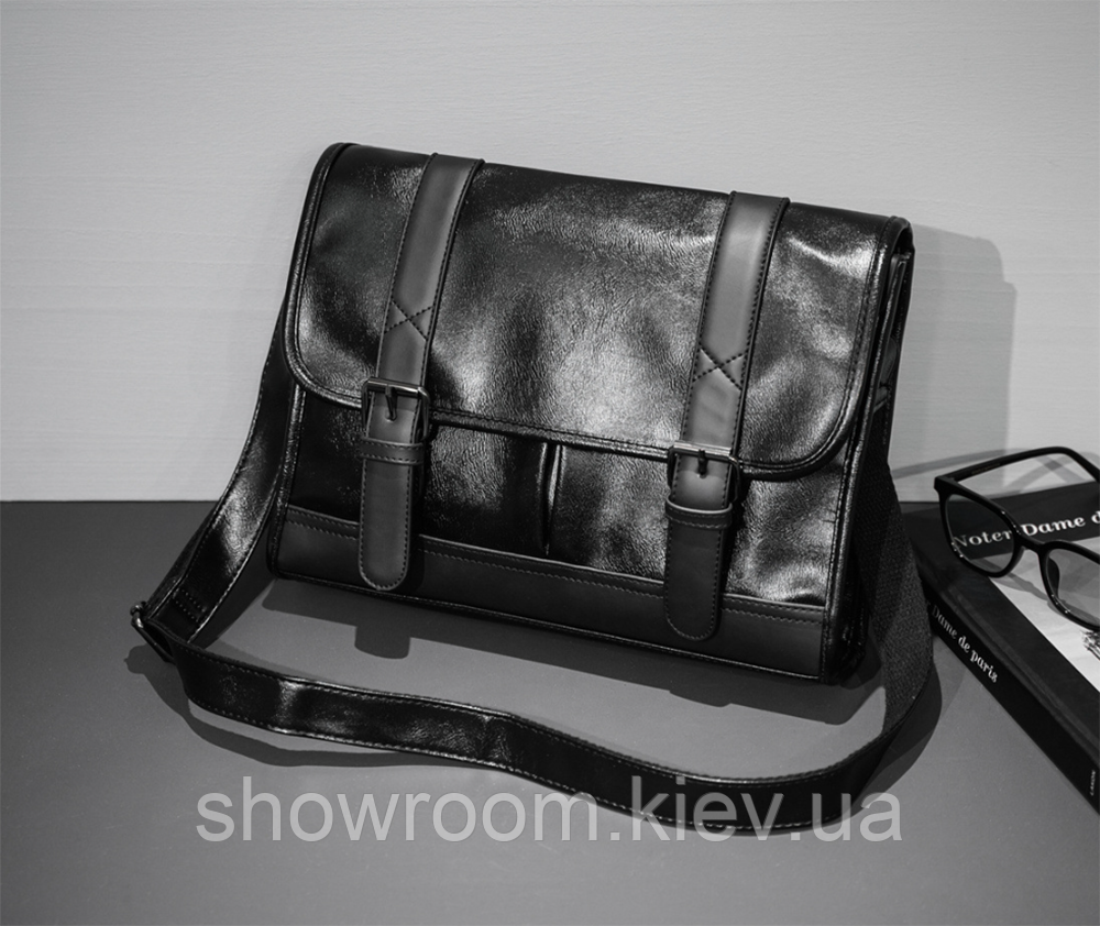 Недорога чоловіча офісна сумка на плече Prestige (4050) Київ - фото 1