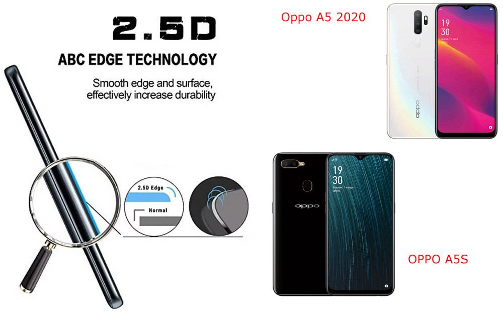 Защитное стекло ArmorGlass для Oppo A5 2020, OPPO A5S – устойчивое к царапинам и ударам Киев - изображение 2