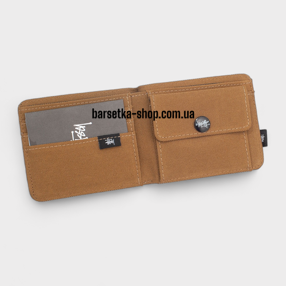 Кошелек Stussy 11x9 коричневый/черный (в коробке) Запорожье - изображение 3