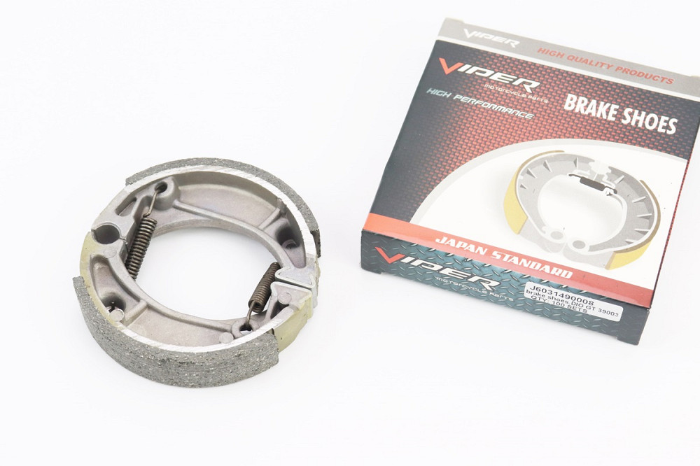 Гальмівні колодки барабан Honda DIO 50 (пружини під кутом), D=90mm Київ - фото 1