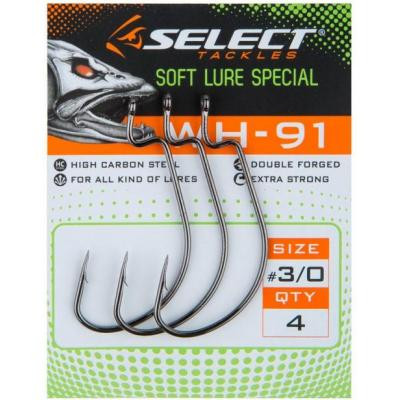 Крючок Select WH-91 5/0 (3 шт/уп) (1870.50.40) Винница - изображение 2