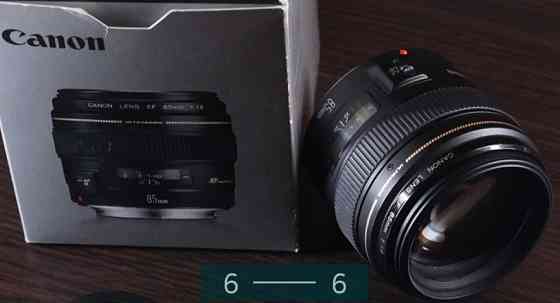 Об'єктив Canon EF 85mm. F/1.8 USM Київ