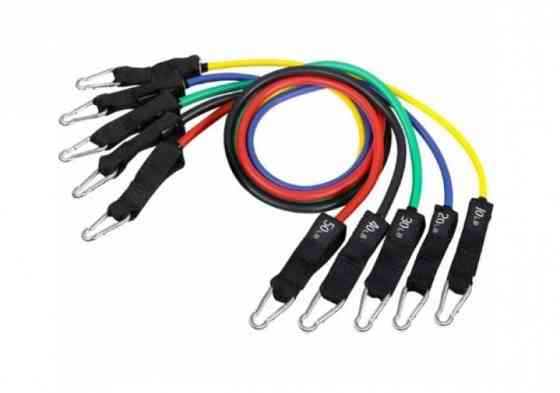 Набір еспандерів для фітнесу в чохлі 5 шт Вінниця