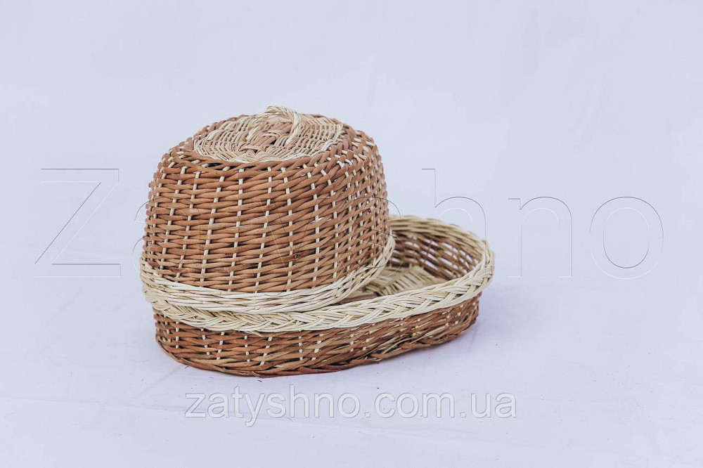 Хлебница плетеная из лозы | хлебница из лозы | хлебница с крышкой Киев - изображение 10