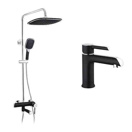 Набір 2 в 1 душова система Kroner Essen-SCH063 + змішувач Essen-SCH010 Київ