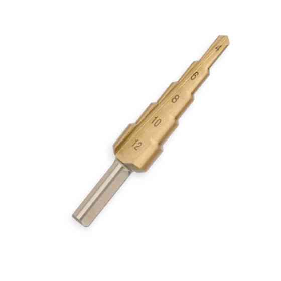 Свердло ступінчасте 4-12 мм, сталь HSS Мукачево