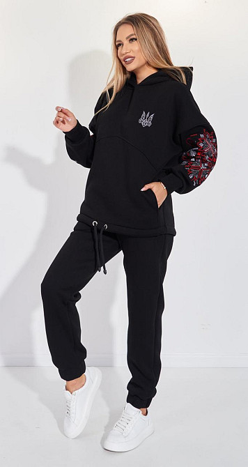 Теплий костюм з українською вишивкою Київ - фото 4