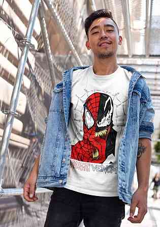 Футболка для мальчика аниме Суперхеро Ловер Ретро Фамилй оверсайз (рост от 165 до 180 ) Черний AnimeJ1152m Днепр