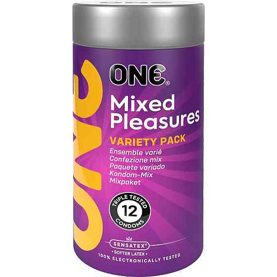 Презервативы ONE Mixed Pleasure, 3 шт Sex Aura Киев