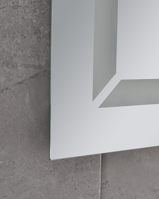 Зеркало Mixxus LIGHT MR01-70x50 с Led Touch, Anti-fog, димером, регулятором яркости, часами (MI6000) Киев - изображение 7