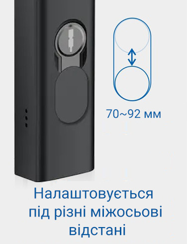 Умный дверной биометрический замок SEVEN LOCK SL-7763BF black Киев - изображение 14