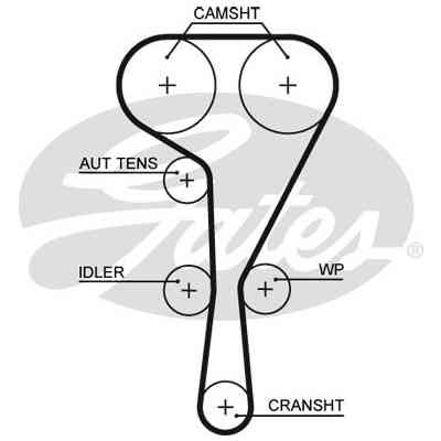 Ремінь ГРМ Gates 5550XS Вінниця
