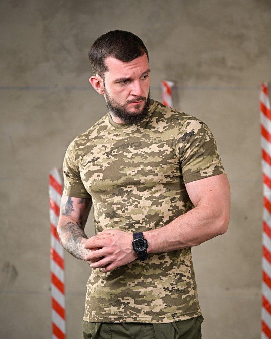 Футболка бавовняна піксель ДЛ7354 Одеса - фото 2