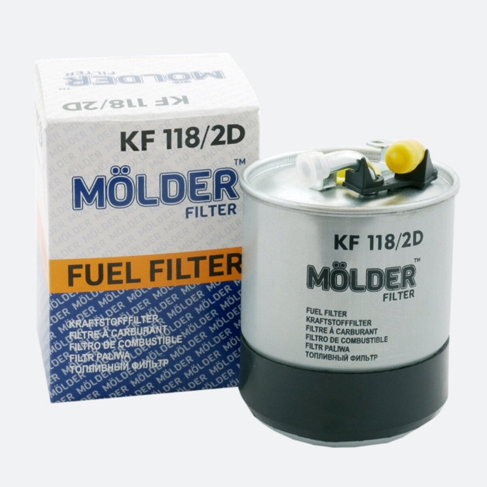 Фільтр паливний Molder Filter KF 118/2D (WF8353, KL228/2D, WK84223X) Київ - фото 1