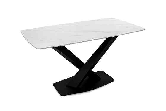 Стіл БІНГО 140*80,  кераміка білий мрамор Киев