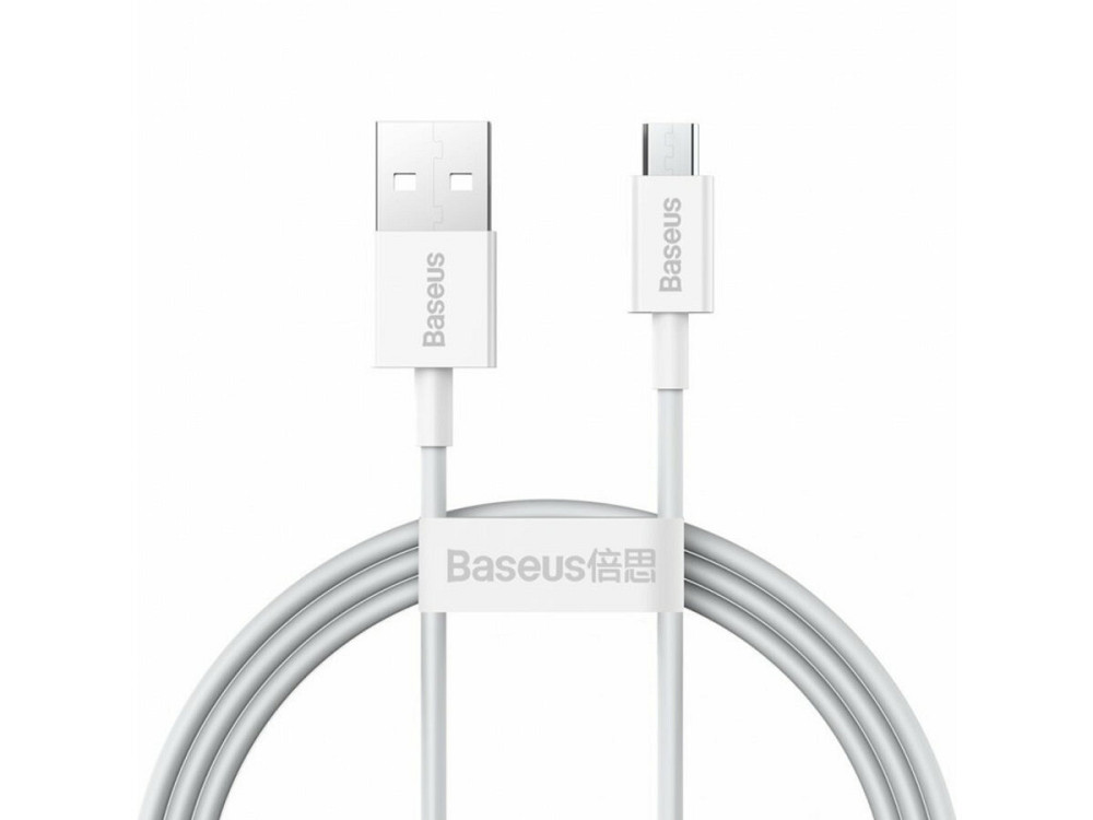 Кабель Baseus Superior Series Fast Charging Data Cable USB to Micro 2A 1m White Киев - изображение 1