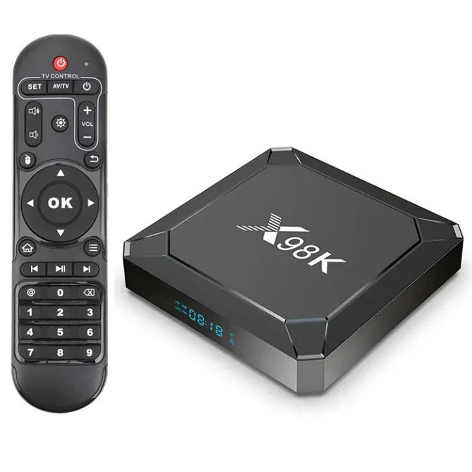 Смарт ТВ приставка X98K 4/32 Гб Smart TV Box Android 13 Андроїд ТВ бокс Київ - фото 1