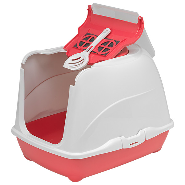 Moderna МОДЕРНА ФЛИП КЭТ ДЖУМБО закрытый туалет для кошек, с откидной крышкой, 58х45х42 см Киев - изображение 1