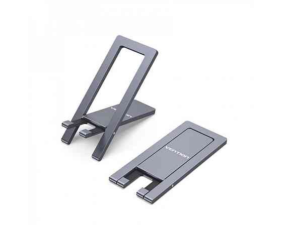Тримач для телефону  Vention Portable Cell Phone Stand Holder for Desk Aluminum Alloy Type Gray (KCZH0) Киев