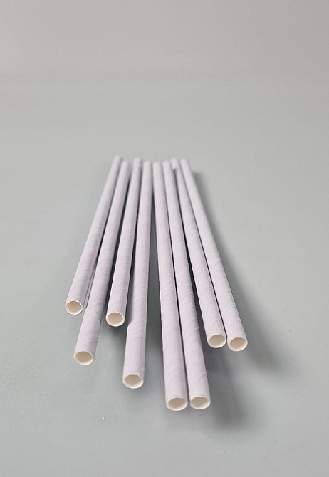 Соломка трубочка паперова 25 шт. сіра (1 пачка) Харків - фото 2