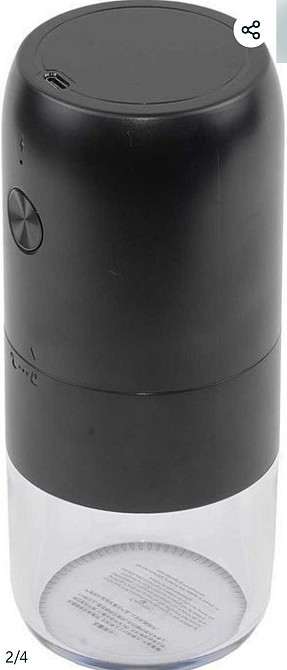 Электрическая кофемолка с регулировкой помола и зарядкой Type-C,ins563 Киев - изображение 3