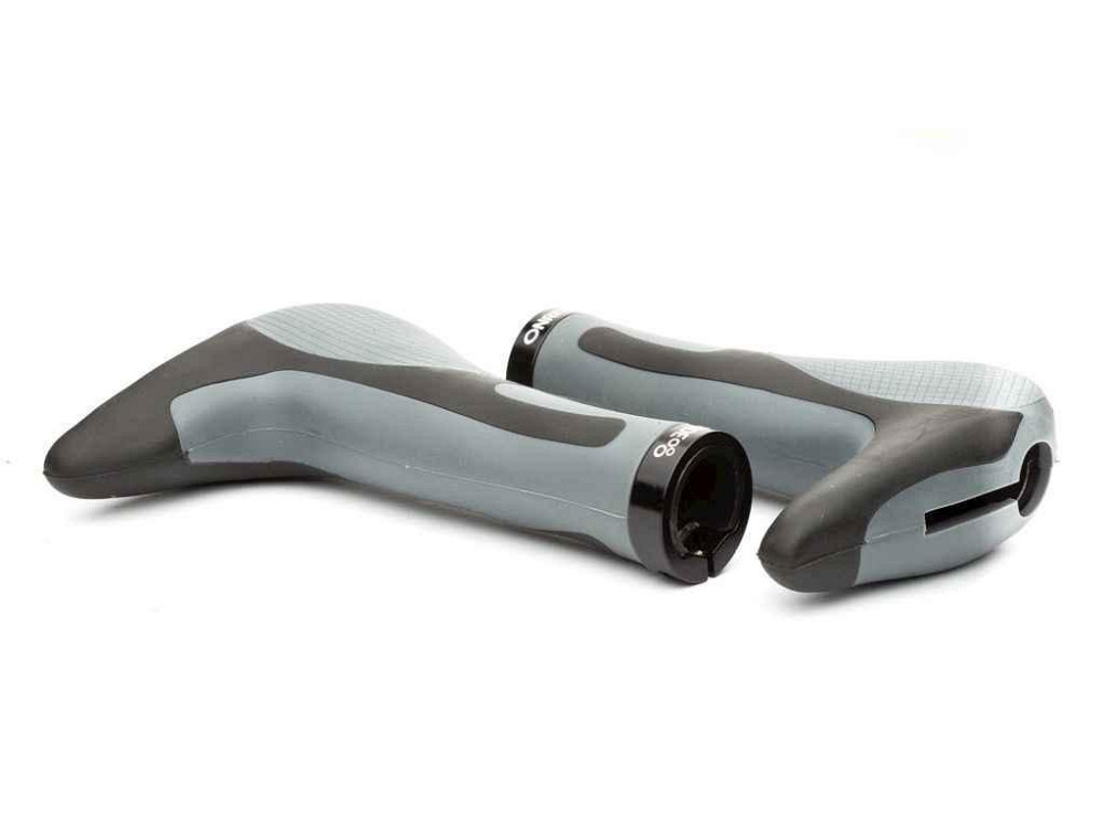 Ручки на руль HornGrip50 эргономичные черные/серые ТМ ONRIDE Киев - изображение 1