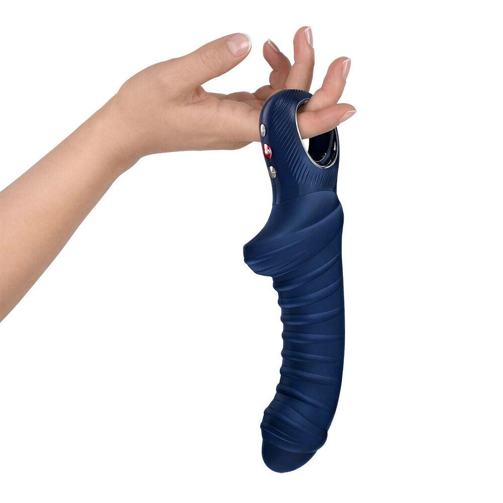 Вібратор для точки G Fun Factory TIGER Nightblue, ребристий, підходить для анальної стимуляції Sex Aura Київ - фото 3