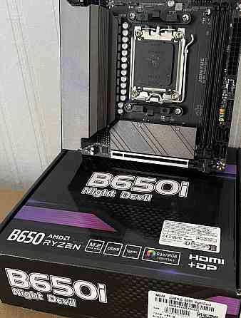 Материнська плата JGINYUE B650I Night Devil (sAM5, DDR5, Wi-Fi, ITX) Харків