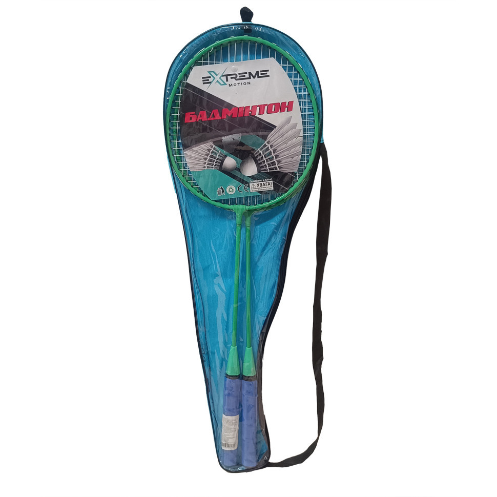 Набір Бадмінтону BD24155-(Green) 2 ракетки в чохлі, без воланчика Вінниця - фото 1