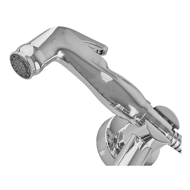 Настінний змішувач із гігієнічним душем Zerix LR5398-6 (ZX4736) Харків - фото 3