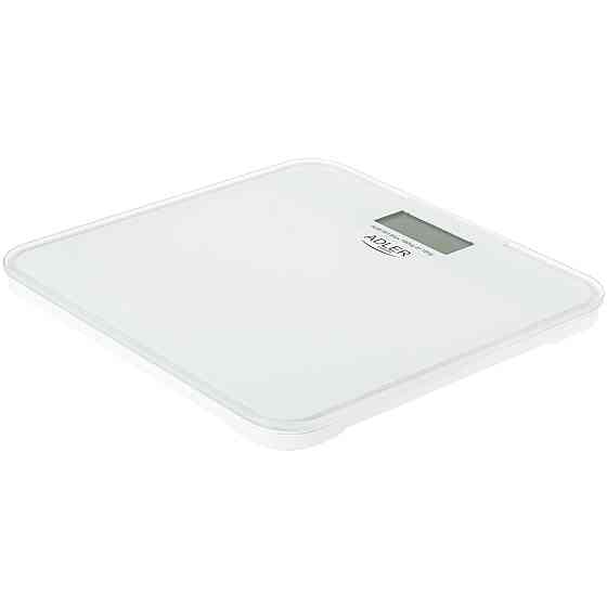 Ваги напольні Adler AD 8183 white електронні/ 180кг/ 2хААА автовимкнення/ синя підсвітка Винница