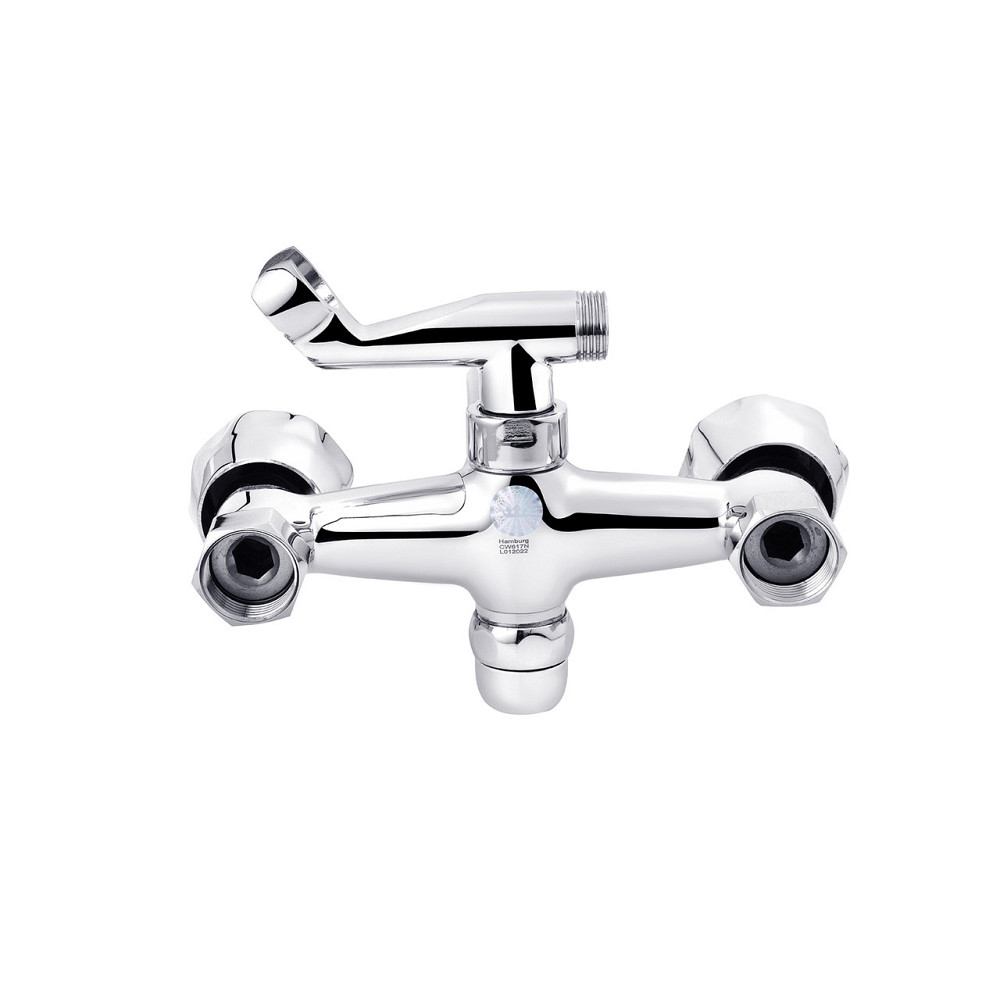 Смеситель для ванны Kroner KRP Hamburg - C070 с душевым гарнитуром, хром Киев - изображение 4