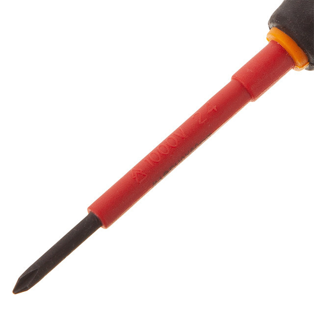 Отвертка крестовая изолированная, PH0, 1000 В, 60 мм INTERTOOL VT-3210 Киев - изображение 3