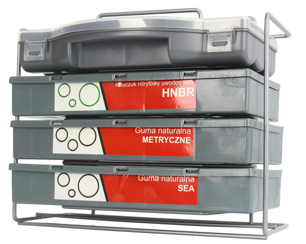 Набор резиновых уплотнительных колец 4 лотка 900 шт Mar-Pol (M66453) Нововолынск - изображение 2