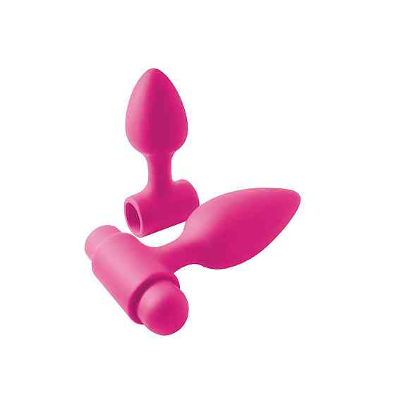 Анальна пробка з вібрацією NS Novelties INYA - Vibe-O-Spades -Pink Sex Aura Київ