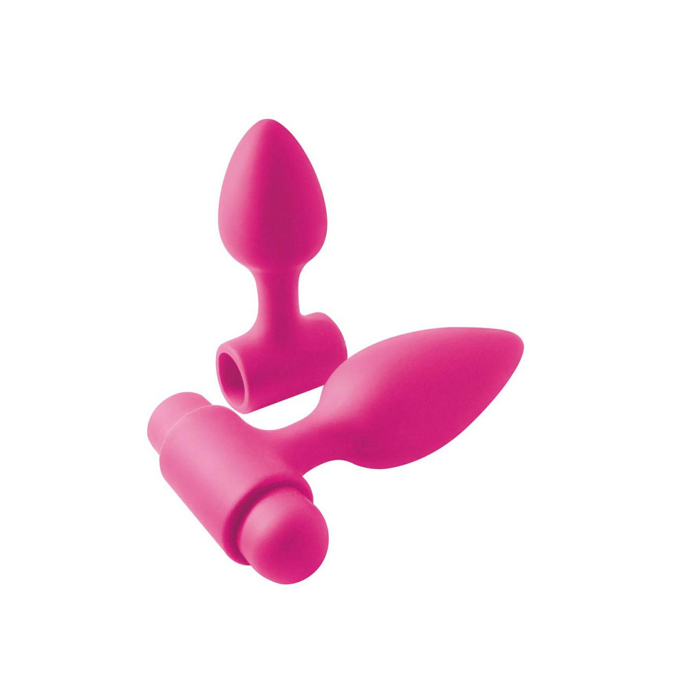 Анальна пробка з вібрацією NS Novelties INYA - Vibe-O-Spades -Pink Sex Aura Київ - фото 1
