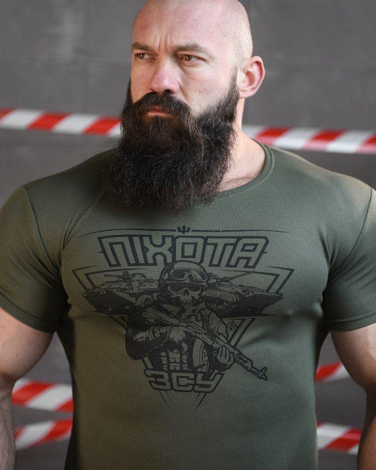 Тактична футболка потовідвідна SABUR ПИХАТА ОЛИВА ВТ6833 Одеса - фото 4