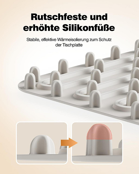 Подогреватель еды iTRUSOU EU-BW450-IA Желтый силиконовая плита 47×32 см портативная складная полноcпектр Киев - изображение 2