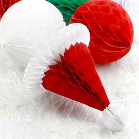 Новогодняя гирлянда соты 