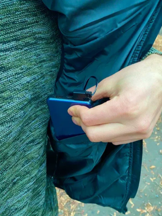Чоловічий жилет з підігрівом USB для кемпінгу та риболовлі (Чорний) L Вінниця