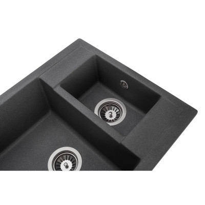 Мийка кухонна GRANADO SAMORA grafito (gr0909) Вінниця - фото 3