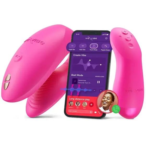 Смарт-вібратор для пар We-Vibe Chorus Pro Electric Pink Львів