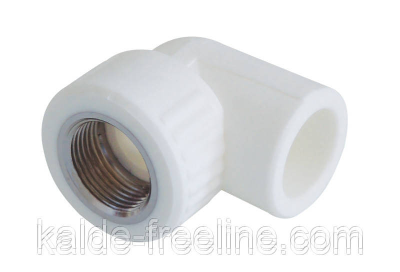 Колено белое (Угол) KALDE резьба внутренняя КРВ ∅ 25х3/4 Харьков - изображение 1