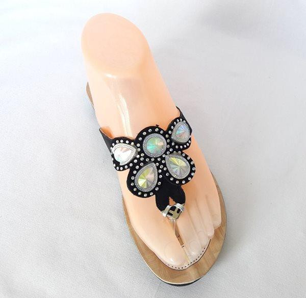 Женские Тапочки Шлёпанцы Сланцы Вьетнамки Чёрные (размеры: 36,37) Днепр - изображение 6