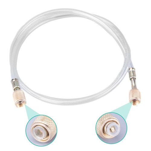Заправочный шланг для фреона R410 R22, 0.9м, 1/4-1/4, прозрачный Вінниця - фото 4