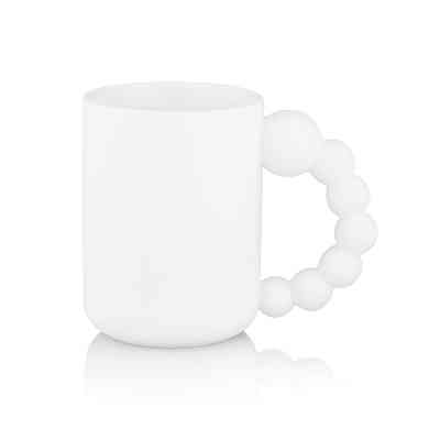 Чашка Ardesto Bubbles, 500мл, порцеляна, білий (AR3495) Вінниця